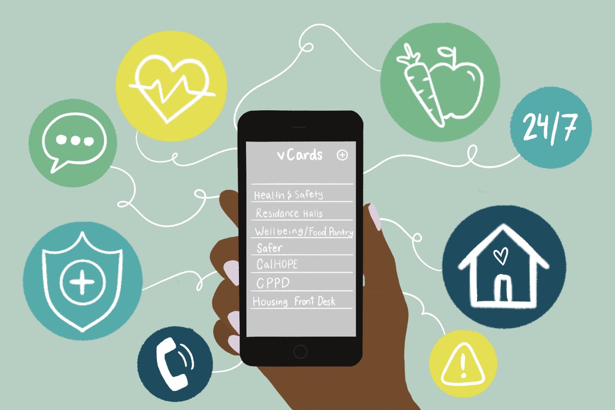 Virtual Contact File Virtual contact cards let students access resources from their devices ...