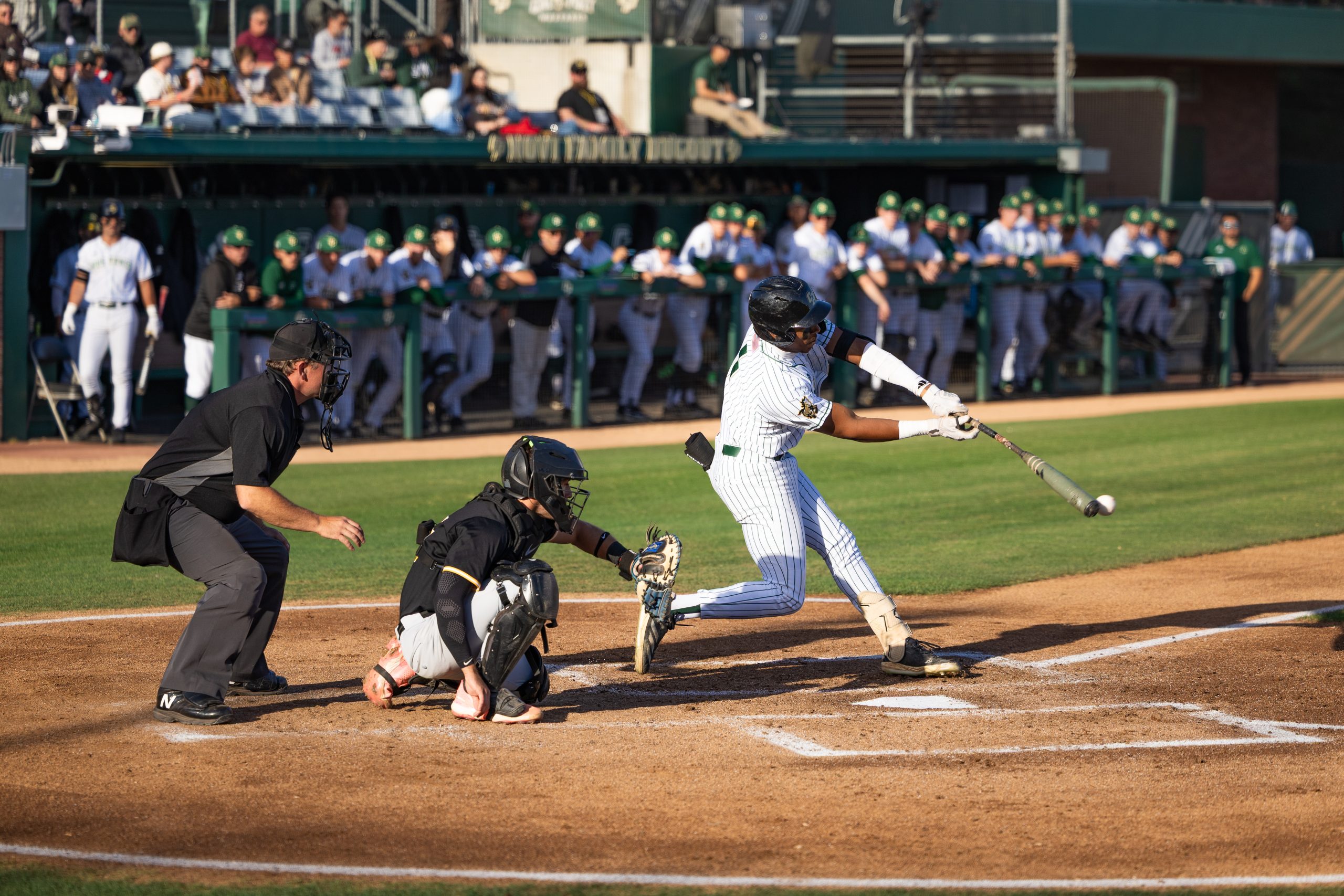 Doubleheader wins push Cal Poly Baseball past Campbell for first series win of 2026